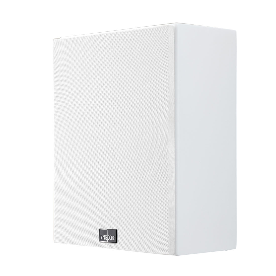 Lyngdorf MH-2 weiß Satellitenlautsprecher Bildformat 1100x1100 weißer Hintergrund