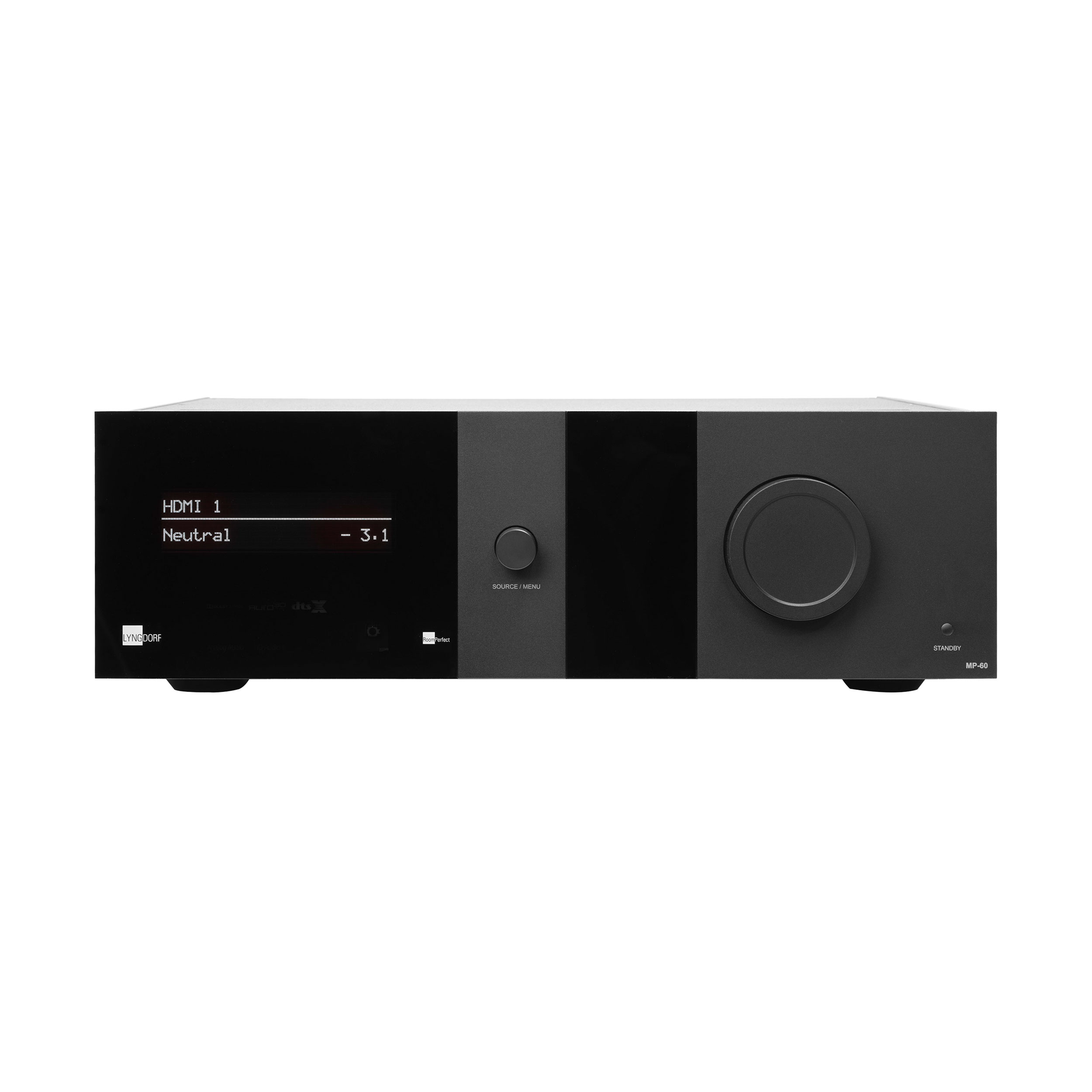 Lyngdorf MP-60 Front Vorverstärker Bild Format 1zu1 weiße Hintergrund