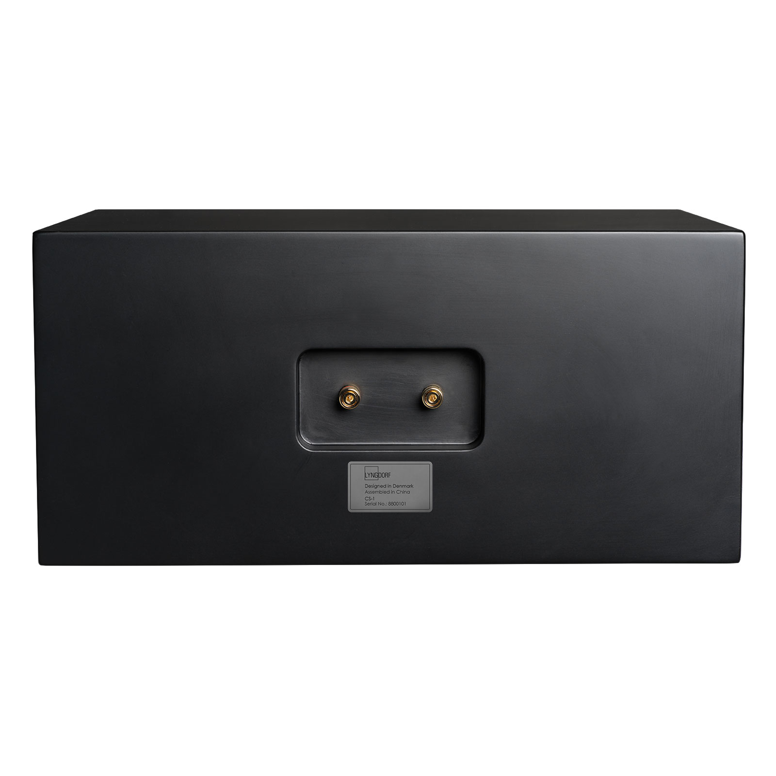 Lyngdorf CS-1 Schwarz Back Bildformat 1zu1 weißer Hintergrund Lyngdorf CS-1 Schwarz Back Bildformat 1zu1 weißer Hintergrund
