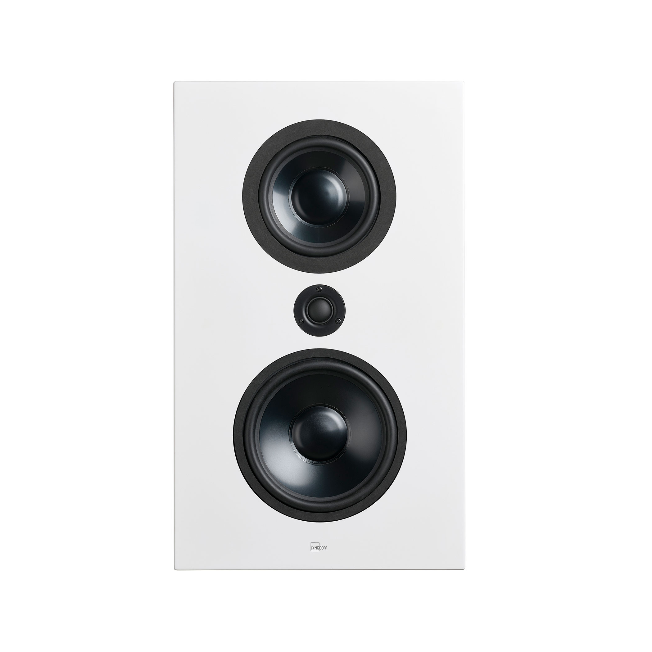 Lyngdorf FR-1 Weiß Front Bildformat 2100x2100 weißer Hintergrund