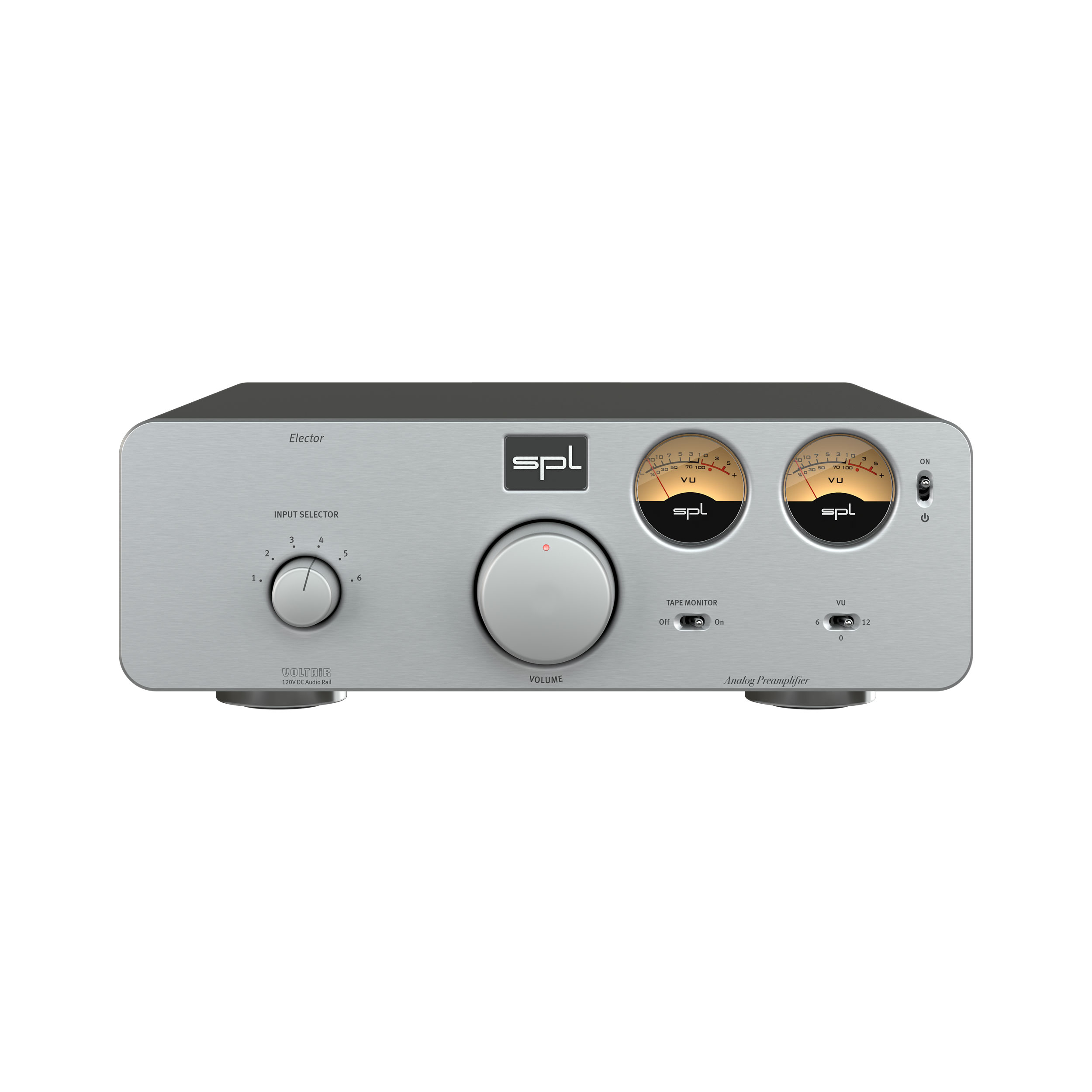 SPL Elector Vorverstärker Silber Bildformat 1zu1 Weißer Hintergrund SPL Elector Vorverstärker Silber Bildformat 1zu1 Weißer Hintergrund