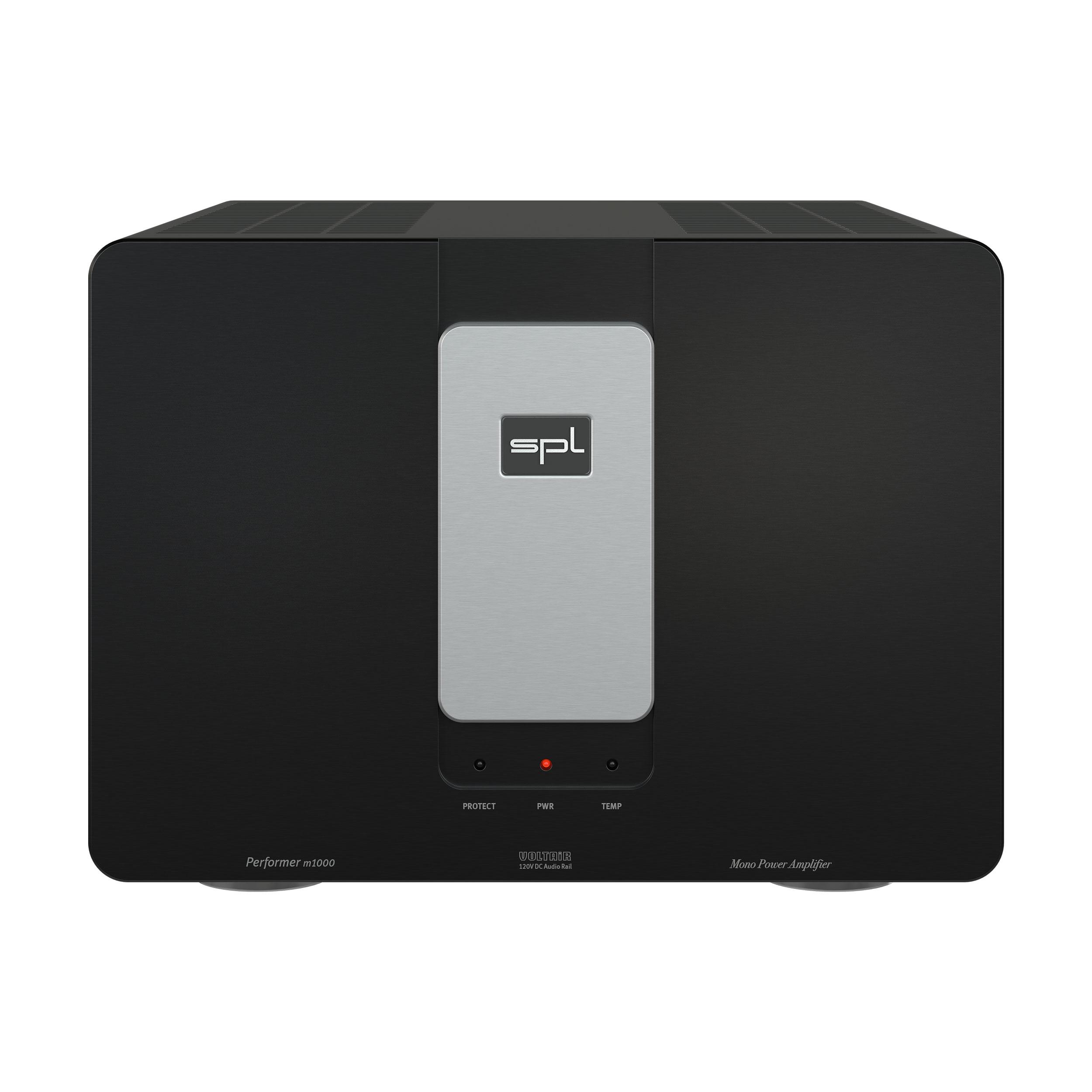 SPL Performer m1000 Mono-Endstufe Front Schwarz-Silber Gehäuse Schwarz Bildformat 1zu1 weißer Hintergrund SPL Performer m1000 Mono-Endstufe Front Schwarz-Silber Gehäuse Schwarz Bildformat 1zu1 weißer Hintergrund