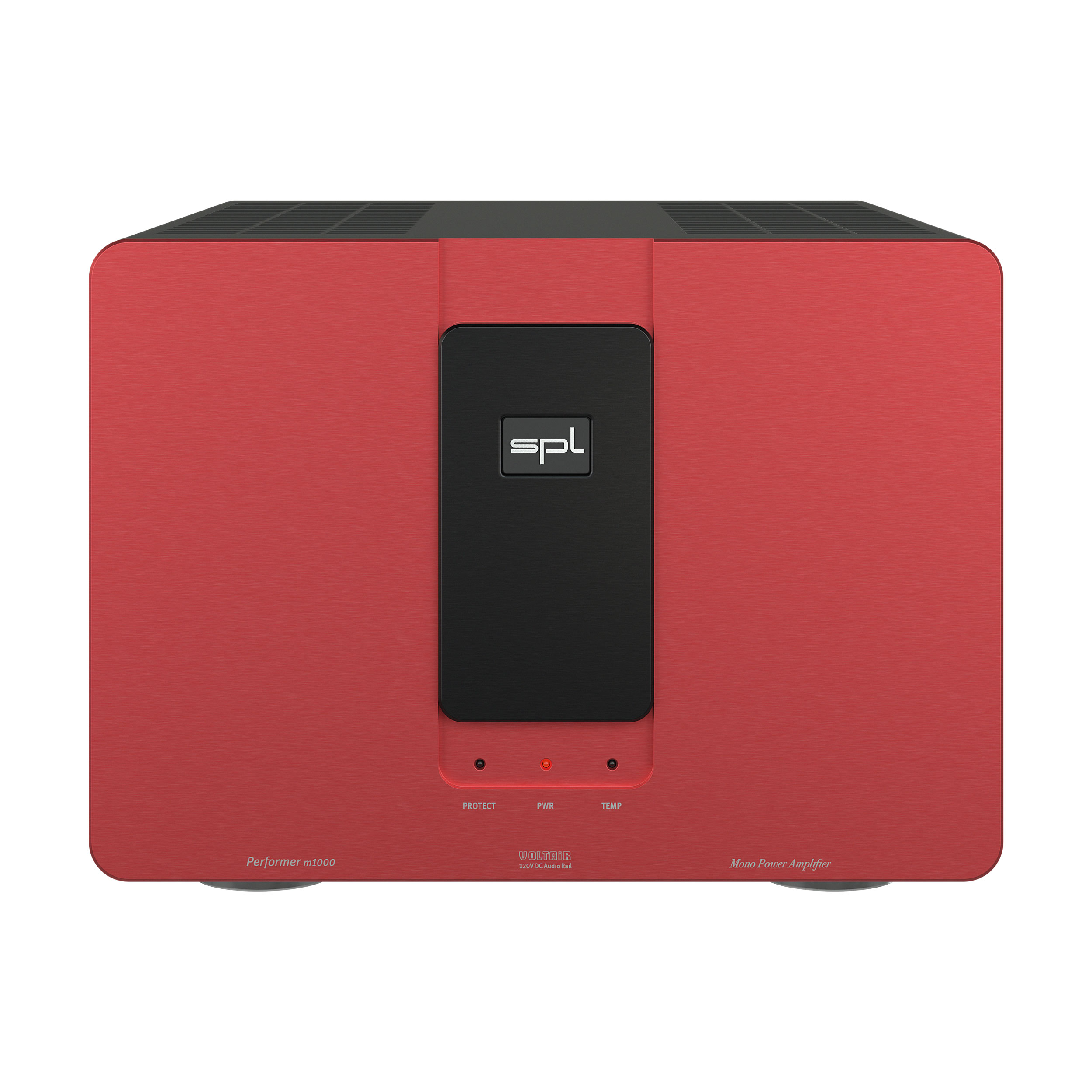 SPL Performer m1000 Mono-Endstufe Front Rot-Schwarz Gehäuse Schwarz Bildformat 1zu1 weißer Hintergrund SPL Performer m1000 Mono-Endstufe Front Rot-Schwarz Gehäuse Schwarz Bildformat 1zu1 weißer Hintergrund