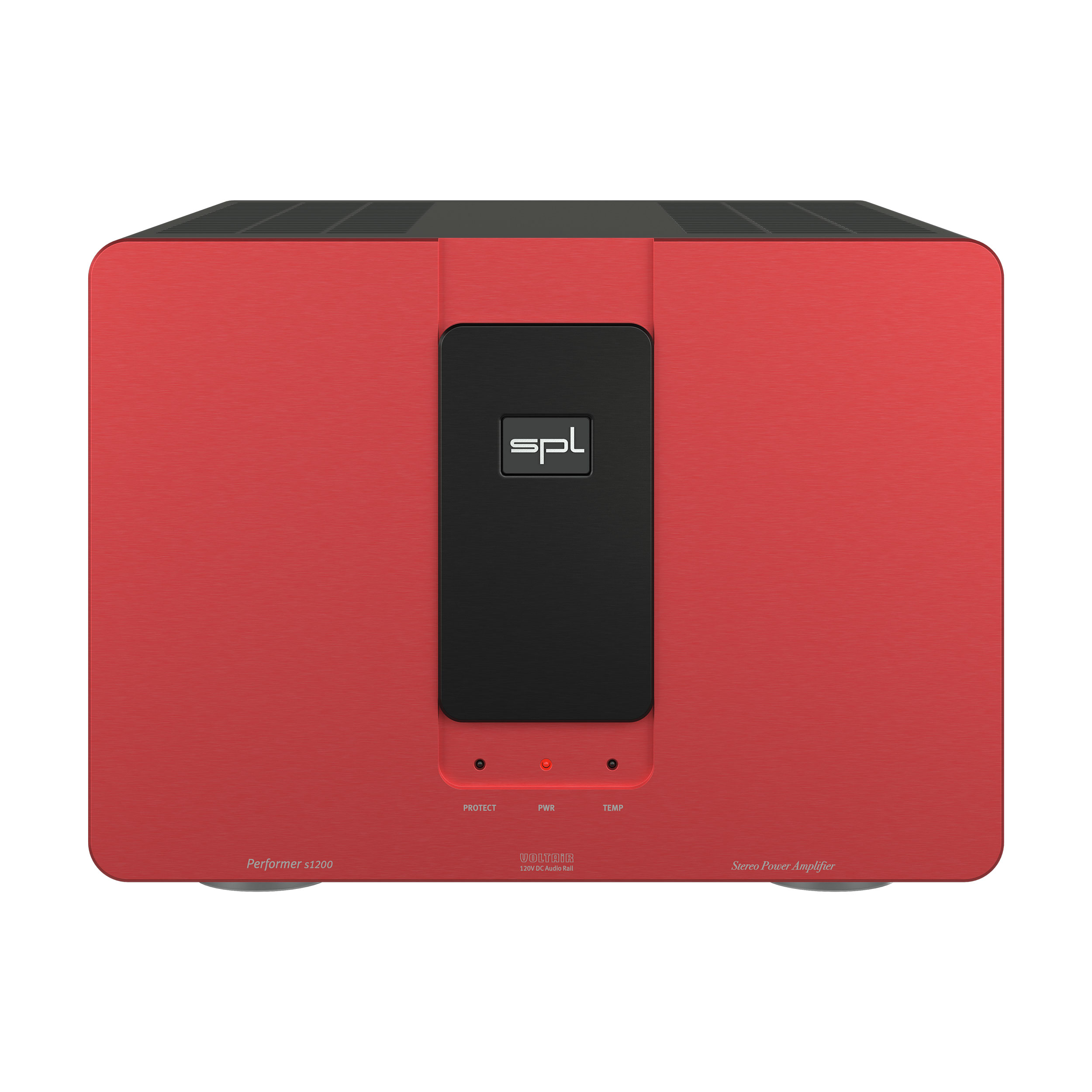 SPL Performer s1200 Stereo-Endstufe Front Rot-Schwarz Gehäuse Schwarz Bildformat 1zu1 weißer Hintergrund SPL Performer s1200 Stereo-Endstufe Front Rot-Schwarz Gehäuse Schwarz Bildformat 1zu1 weißer Hintergrund