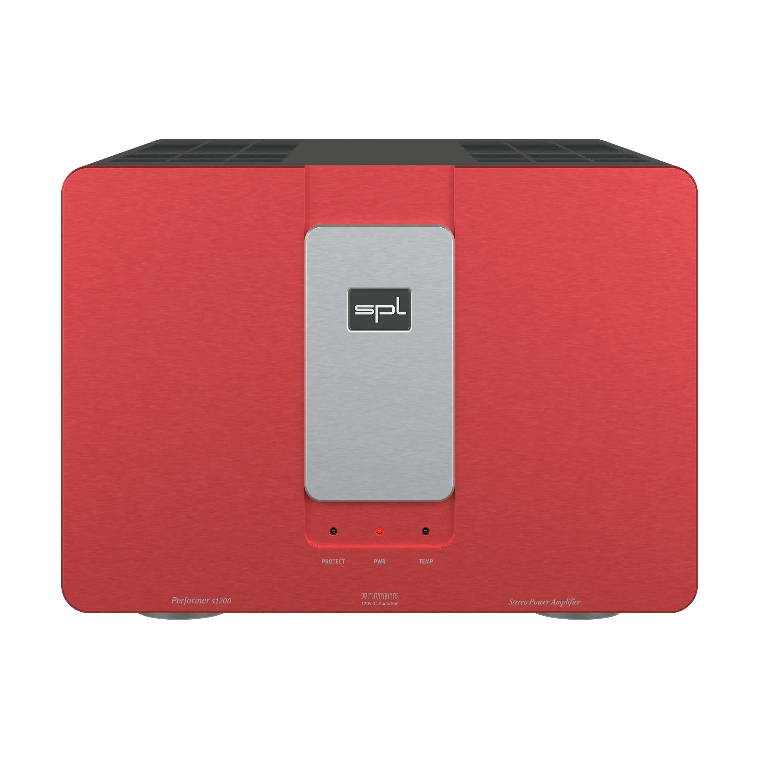 SPL Performer s1200 Stereo-Endstufe Front Rot-Silber Gehäuse Schwarz Bildformat 1zu1 weißer Hintergrund SPL Performer s1200 Stereo-Endstufe Front Rot-Silber Gehäuse Schwarz Bildformat 1zu1 weißer Hintergrund