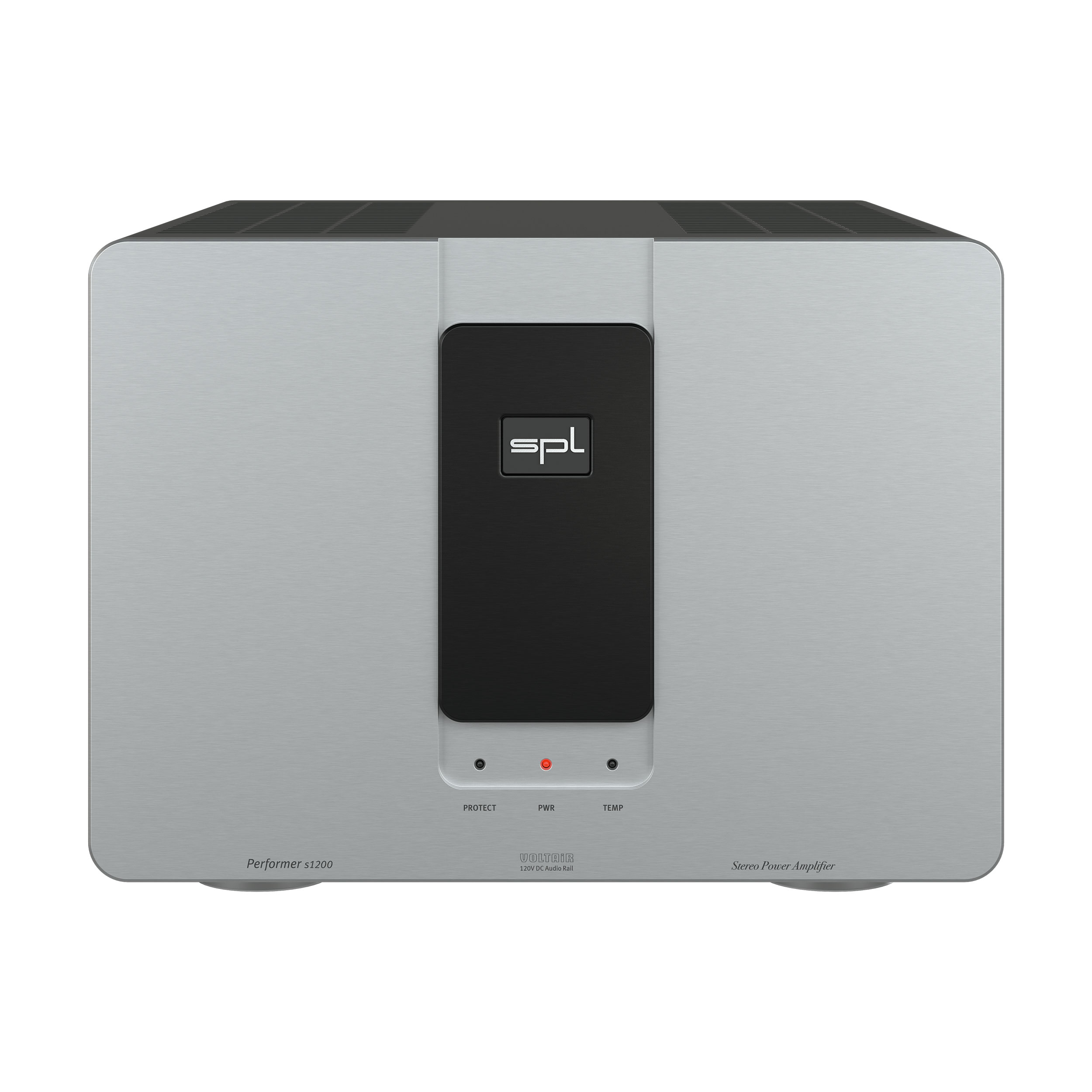 SPL Performer s1200 Stereo-Endstufe Front Silber-Schwarz Gehäuse Schwarz Bildformat 1zu1 weißer Hintergrund SPL Performer s1200 Stereo-Endstufe Front Silber-Schwarz Gehäuse Schwarz Bildformat 1zu1 weißer Hintergrund