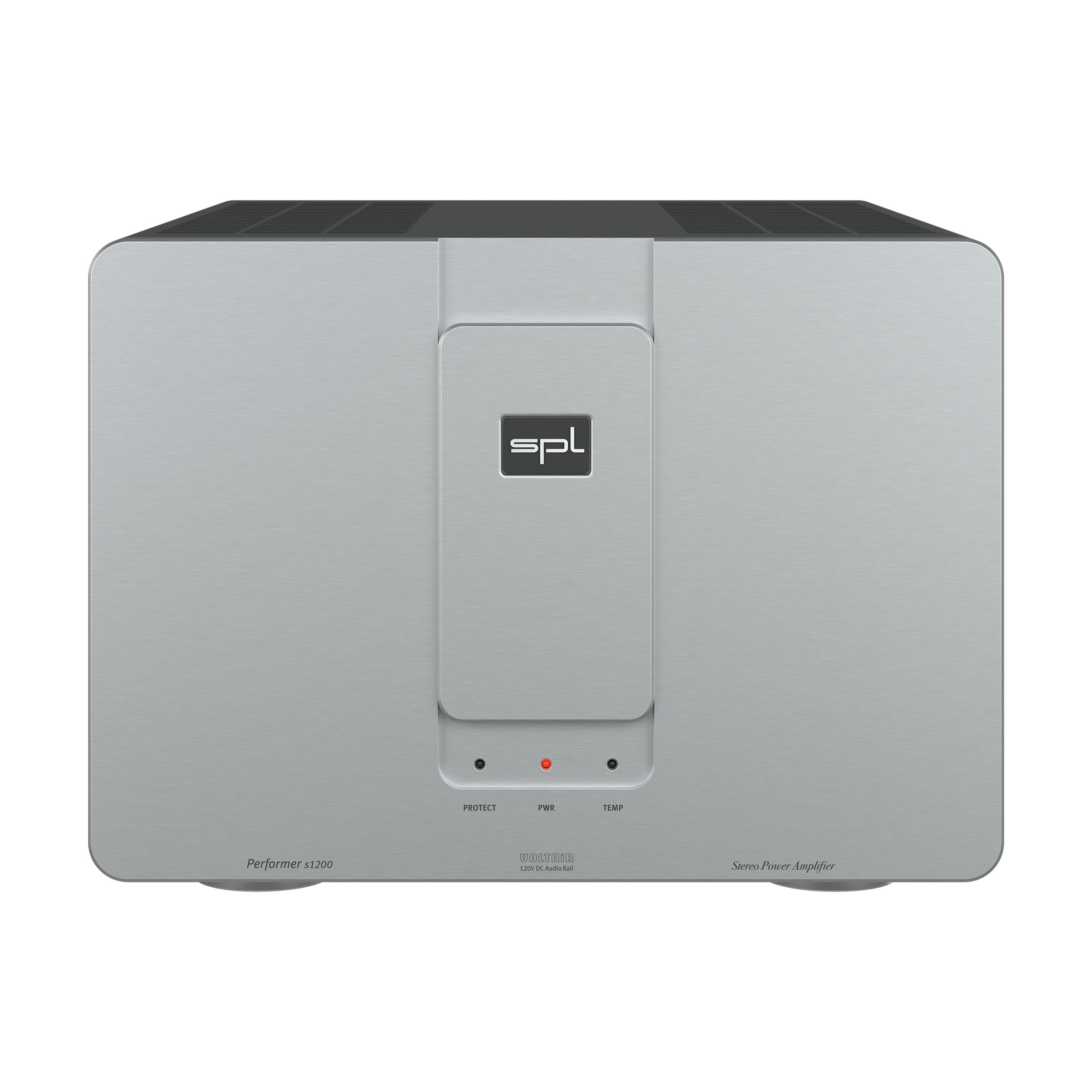 SPL Performer s1200 Stereo-Endstufe Front Silber-Silber Gehäuse Schwarz Bildformat 1zu1 weißer Hintergrund SPL Performer s1200 Stereo-Endstufe Front Silber-Silber Gehäuse Schwarz Bildformat 1zu1 weißer Hintergrund