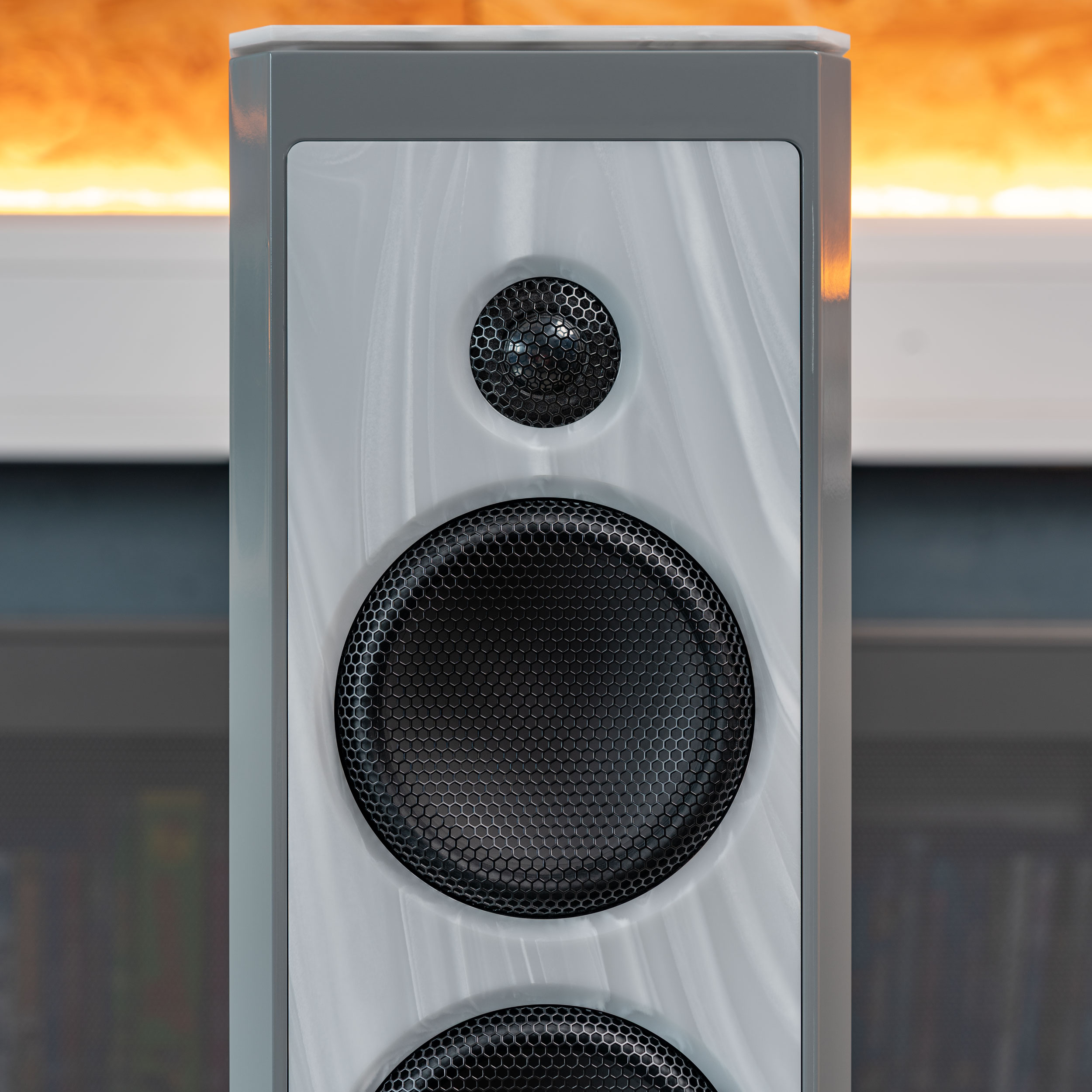 AUDAPHON MIA Five Diamant Standlautsprecher Hochtöner Mitteltöner Bildformat 1zu1