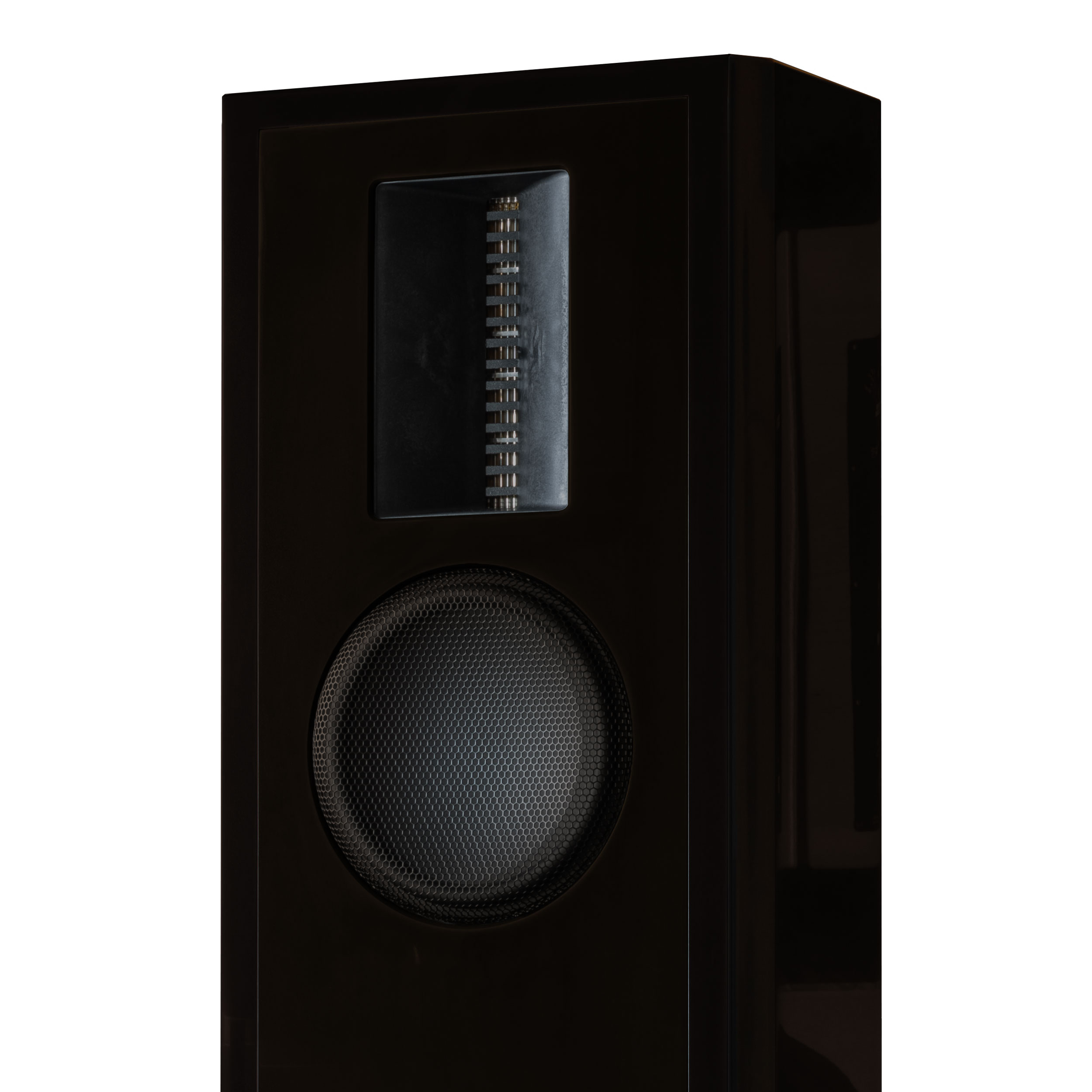BAT Standlautsprecher Wandlautsprecher Front Chassis Gehäuse Basaltgrau Bildformat 1zu1 weißer Hintergrund BAT Standlautsprecher Wandlautsprecher Front Chassis Gehäuse Basaltgrau Bildformat 1zu1 weißer Hintergrund